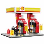 CADA Buildings - Set di costruzioni - Stazione di servizio Shell - 305 pezzi - Età 8+