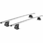Set di 2 barre portatutto da tetto - GREEN VALLEY - Easy One n. 16 - Alluminio - Fissaggio a punto fisso - Fino a 75 kg
