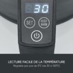 Bollitore elettrico da 1,7 l con temperatura regolabile - SEVERIN - WK3483 - 2200 W - Regolabile fino a 100 °C - Nero opaco - immagine 2