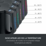 Bollitore elettrico da 1,7 l con temperatura regolabile - SEVERIN - WK3483 - 2200 W - Regolabile fino a 100 °C - Nero opaco - immagine 4