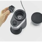 Macinacaffè professionale - SEVERIN - KM 3880 - 140 W - 30 impostazioni di macinatura regolabili - Fino a 12 tazze - nero/acciaio inox spazzolato - immagine 4