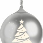 Altoparlante Bluetooth - BIGBEN - Forma a palla di Natale - Argento