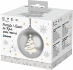 Altoparlante Bluetooth - BIGBEN - Forma a palla di Natale - Argento - immagine 3