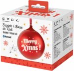 Altoparlante Bluetooth - BIGBEN - Forma a palla di Natale - Rosso - immagine 3