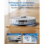 ECOVACS T30C Omni GEN2 - Robot aspirapolvere e lavapavimenti con stazione di ricarica - 25000 Pa - Lavaggio con acqua calda (75 °C) - Mop OZMO Turbo 2.0 - immagine 5