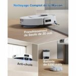 ECOVACS T30C Omni GEN2 - Robot aspirapolvere e lavapavimenti con stazione di ricarica - 25000 Pa - Lavaggio con acqua calda (75 °C) - Mop OZMO Turbo 2.0 - immagine 6