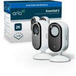 Telecamera di sorveglianza per interni Arlo Essential 3 - 2 telecamere - 2K