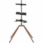 Mobile porta TV One For All QUADPOD WM7475 in noce per schermi da 32" a 70".