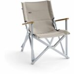 Sedia da campeggio - DOMETIC - Sedia da campeggio compatta color cenere - Alluminio - Poliestere 600D - Beige