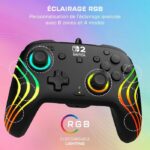 Controller di gioco cablato RGB - TURTLE BEACH - Afterglow Wave per Nintendo Switch 2 - Nero - immagine 5