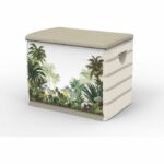 Baule contenitore - PLASTIKEN - 260 L - 80 x 61 x 53 cm - Tropicale