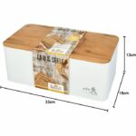 Portapane - BIRKMANN - Con coperchio - 33 x 18 x 13 cm - Bambù - immagine 4