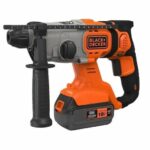 Trapano a percussione a batteria BLACK+DECKER BCD900M1K 18V SDS-plus - Batteria agli ioni di litio da 4Ah