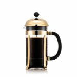 Caffettiera a pressa francese - BODUM - Chambord - 1 L - 8 tazze - Acciaio inossidabile - Oro