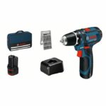 Trapano a batteria - BOSCH Professional - GSR 12V-15 - 2 batterie da 2Ah - 25 accessori - 12V
