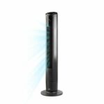 Ventilatore a torre - DOMO - 42 W - Oscillazione ampia - Altezza 94 cm - 5 velocità - Display a LED - Telecomando incluso
