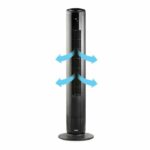 Ventilatore a torre - DOMO - 42 W - Oscillazione ampia - Altezza 94 cm - 5 velocità - Display a LED - Telecomando incluso - immagine 3