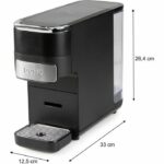 Macchina per caffè espresso DOMO 4 in 1 - 1525 W - 1,5 L - Nera - immagine 3