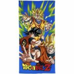 Telo mare in microfibra 100%, 70×140 cm  DRAGON BALL  Modello DB-1507