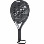 Racchetta da padel - FZ FORZA - Champion Spin - 100% grafite 18K intrecciata - Superficie opaca - Schiuma EVA rigida - Forma a diamante - Nera - immagine 2