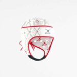 Casco da rugby - GILBERT - AIR - Bianco/Rosso - Taglia M - immagine 2