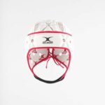 Casco da rugby - GILBERT - AIR - Bianco/Rosso - Taglia XL