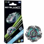 Beyblade X Booster Pack Tide Whale 5-80E con trottola di tipo bilanciato, trottole da battaglia Takara Tomy originali, età 8+