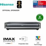 Videoproiettore - HISENSE - Laser 4K - Proiezione ultracorta - 80-150" - 3000 lumen