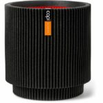 Vaso cilindrico - CAPI EUROPE - Groove NL - 44 x 46 cm - Nero