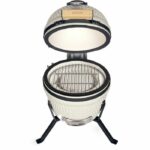Barbecue affumicatore Kamado - LIVOO - DOC330 - Beige / Nero - immagine 2