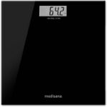 Bilancia da bagno - MEDISANA - PS 402 - 180 kg max - Vetro nero