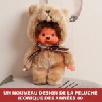 Peluche Monchhichi - Bandai - Orsetto di peluche da 20 cm - Iconica scimmietta di peluche anni '80 - Età 2+ - immagine 5