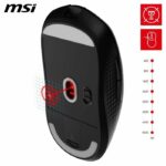 Mouse da gioco wireless MSI VERSA 300 - Nero, Bluetooth/2,4 GHz/USB - immagine 6