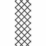 Traliccio estensibile - NATURA - Legno - 150 x 50 cm - Antracite - Con kit di fissaggio