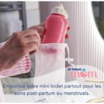 Bidet portatile post-parto - Doccia intima - NUBY - Salute materna - Con custodia - Rosa - immagine 6