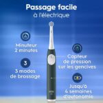 Spazzolino elettrico - ORAL-B - iO2 - Licenza Tour de France - nero - micro-vibrazioni - batteria ricaricabile - immagine 3