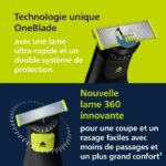 Rifinitore per barba e corpo - PHILIPS - OneBlade Pro 360 - 2 lame - Pettine 14 in 1 - Autonomia della batteria: 90 minuti - immagine 4