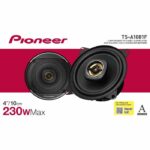 Altoparlanti coassiali per auto Pioneer TS-A1081F a 2 vie - 10 cm - 230 W max - 50 W RMS - Nero - immagine 3