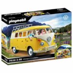 PLAYMOBIL 71520 Volkswagen T1 Combi giallo, auto classica, auto da collezione, 77 pezzi, età 14+