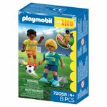 Playmobil 72058 Calciatori, My Life Football Sport & Action, 8 pezzi, età 4+ - immagine 6