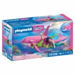 Playmobil 72106 Orca e Sirena, Sirene Fantasia e Magia, 7 pezzi, Età 4+