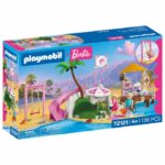 PLAYMOBIL 72121 Barbie Malibu Beach Cafe, 136 pezzi, Età 4+