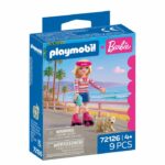 PLAYMOBIL 72126 Passeggiata di Barbie a Malibu, 9 pezzi, Età 4+