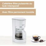 Caffettiera a filtro per un massimo di 10 tazze - SEVERIN - KA4323 - Sistema antigoccia - Filtro permanente removibile - Piastra riscaldante - Bianca - immagine 2