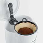 Caffettiera a filtro per un massimo di 10 tazze - SEVERIN - KA4323 - Sistema antigoccia - Filtro permanente removibile - Piastra riscaldante - Bianca - immagine 4