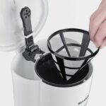 Caffettiera a filtro per un massimo di 10 tazze - SEVERIN - KA4323 - Sistema antigoccia - Filtro permanente removibile - Piastra riscaldante - Bianca - immagine 5