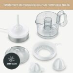 Spremiagrumi elettrico da 1 litro - SEVERIN - CP3535 - Con 2 coni rimovibili - Serbatoio XXL da 1 litro - 40 W - Bianco - immagine 6