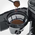 Macchina per caffè filtro con macinacaffè integrato - SEVERIN - KA4814 - Macchina da caffè con touchscreen - Caraffa termica da 8 tazze - Nero/Acciaio inox - immagine 5