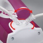 Ferro da stiro a vapore - SEVERIN - BA3243 - Piastra in ceramica - Vapore continuo 70 g/min - 2400 W - Bianco/viola - immagine 4