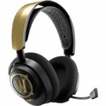 Cuffie da gaming wireless - STEELSERIES - Arctis Nova 7 WOW Edition - Nero e oro - immagine 4